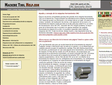 Tablet Screenshot of es.machinetoolhelp.com